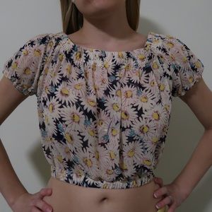 FOREVER 21 OFF THE SHOULDER TANK